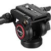 Avella Testa fluida per treppiede video con piastra a sgancio rapido, leggera e resistente, compatibile con Manfrotto, carico massimo 13.2lbs / 6 kg, per fotocamere DSLR Canon Nikon Sony Olympus