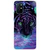 MUTOUREN Cover per Oneplus 8T Custodia in Silicone TPU Trasparenti Ultra Sottile Antigraffio Antiurto Protettivo Case con Pellicola Proteggi Schermo, Cielo Stellato e Leone