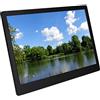 UsmAsk Spacmirrors Cornici digitali Cornice per foto digitale - 1024 * 600 Alta risoluzione Full IPS 16: 9 Display Immagine/Musica/Riproduttore video Calendario Allarme Auto On/Off timer Cornice per foto di