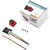 Kaeltsyn Ready to Fly FPV Camera 1800TVL Obiettivo 2.1mm Funzione Filtro Professionale Ideale per gli Appassionati Cavo 3PIN Fpv Racing UAV Camera