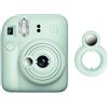 MUZIRI KINOKOO Obiettivo da vicino compatibile per fotocamera istantanea Fuji Instax Mini 12 con specchio autoritratto - Fuji Mini 12 Selfie Lens Selfie Mirror - Verde