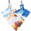Toddmomy Panni per Pulizia degli Occhiali e Schermi, Set da 3 Pezzi Metallico, Portatili Stampa Decorativa, Detergenti per Lenti Fotocamera e Dispositivi Mobili