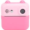 Generic Fotocamera Istantanea Termica Cornici Divertenti con il Conto Alla Rovescia Fotografia 48mp 1080p per la Fotocamera Digitale per Bambini (Rosato)
