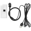 Topiky PC Center Cam, Webcam con Schermo Centrale da 8 MP con Microfono Integrato Webcam USB Center con Fuoco Fisso per PC Portatile, Chip CMOS IMX179, Compatibile con Zoom, Skype,