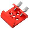 Lahdrhab Telescope Finder Scope Base Mount Adapter Base Flat Base per Slot a coda di rondine 1/4 Accessori di conversione filettatura Rosso