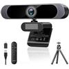 BJdfgE DW49-PRO Webcam 4K HD Auto Web Camera Telecomando Webcamera for PC Mac/Streaming/Videochiamata/Zoom/Skype/Teams