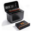 LICAEVEY 2 Batterie di Ricambio per Fotocamera X4 Air, Batterie Agli Ioni di Litio da 2050 MAh con Custodia di Ricarica a Doppio Slot, 2 Custodie Protettive e Slot per Schede