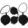 Garneck Tappi Binoculari 50mm in Gomma per Obiettivi e Oculari 3 Pezzi | Impermeabili e Sgancio Rapido, Nero, per 20x50 e Prismi a Tetto, Uso Sul Campo