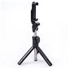 SCRUBY 2021 4 in 1 Bluetooth Selfie Stick Treppiede Selfie Stick con telecomando wireless e treppiede (nero)