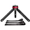 Koolehaoda Desktop Mini treppiede, Treppiede portatile con vite di conversione da 1 / 4-3 / 8 per monopodi o tutta la fotocamera, Carico massimo: 30KG, processo di produzione CNC