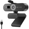 BJdfgE Webcam 4K Streaming Web Camera 1080P 60FPS Autofocus USB Computer 73° Cam con doppio microfono for PC/Laptop
