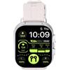 Solinder Ottima Combinazione di Orologio Intelligente con Auricolari, Tracker Fitness per Chiamate con Touch Screen HD da 2,01 Pollici, per IOS, Cuffie, Orologio Sportivo (Argento)