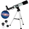 YangRy Telescope for Kids Beginners Adult 50/360mm HD Waterproof Super Telephoto Zoom Telescopes with Tripod, Moon Filter Starter Scope for Moon, Planets and Stargazing YangRy