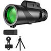 YFDGD 80x100 Zoom Portatile HD 5000M Telescopio Pieghevole A Lunga Distanza Mini Potente For La Caccia Sport Outdoor Camping Travel Chiaro Immagine(DDHS-80x100-Set)