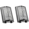 CQJFCYBRA EN-EL4 EN-EL4a Batteria Con Caricatore Doppio LCD AC, Compatibile Con Nikon, For D3S D3 D2Z D2H D2Hs D2X D2Xs D3X F6(2 Battery)