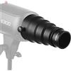 Andoer 98mm Snoot compatibile con Godox Neewer 180W 250W 300W mini studio flash strobo