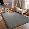 Paco Home Tappeto Bambini Cameretta Bambina Ragezzi Tappeto Morbido Antiscivolo Moderno, Dimensione:140x200 cm, Colore:Antracite