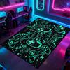 Comforight Tappeto da gaming, per camera da letto dei ragazzi, antiscivolo, colorato 3D, motivo controller per videogiochi, decorazione per camera da letto, soggiorno, sala giochi (120 x 80 cm)