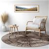 Paco Home Tappeto Elegante Di Design Con Tronco D'Albero Natura Grigio Marrone Beige, Dimensione:Ø 120 cm tondo