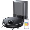 ZACO Robot aspirapolvere A10 Pro con funzione di pulizia, 2,5 l, stazione di aspirazione fino a 60 giorni, navigazione laser, 3000 Pa, aspirazione 2 in 1 e robot pulitore per peli di animali, 150 m²,