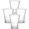 mille idee Set 12 Bicchieri In Vetro Bicchiere da Osteria Infrangibile 17 cl