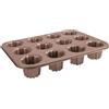 Grtheenumb Stampi per torte da forno|Stampi per canele Stampo per canele antiaderente a 12 cavità, Teglia in acciaio al carbonio da 13, 8x10 pollici per torta di muffin di pane canneles