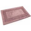 PHP Tappeto Bagno Melissa 55x100 in Cotone con Antiscivolo E Bordo in CINIGLIA