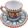 Generico Servizio Tazzine da Caffè in Ceramica Tunisina - Eleganza Artigianale per la Tua Cucina Set da 2 Pz. 1211200920