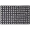 4All Zerbino in gomma con fori di drenaggio, effetto ferro battuto, lavabile, comodo, per ufficio, casa o roulotte, ingresso, porta sul retro, patio o giardino, 60 x 40 cm