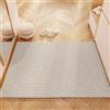 Odot Zerbino Antiscivolo, Stile Minimalista Zerbino Ingresso Esterno con Fondo in Gomma, Tappeto Luffa in PVC Interno Esterno, Tappeto Ingresso Interno per Terrazza Corridoio (Onde,100x120cm)