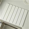 Lecreatekit Tappetino scolapiatti in terra di diatomee, per uso in cucina, assorbe rapidamente l'umidità, per molteplici applicazioni (bianco)