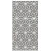 Panorama Tappeto Vinile Cucina Bagno - Varie Dimensioni - (Stelle Geometriche Grigie 40x80 cm)