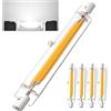 GFDYTG R7S LED 118mm Dimmerabile,Lampadine LED R7S 20W Bianca Freddo 6000K 2000LM,Equivalenti a R7S 200W Lampada Alogena,COB LED Lineare Lampadine,Nessun Sfarfallio,Illuminazione Fascio 360°,4 pezzi