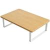 Jotekonoby Supporto per forno a microonde in legno e metallo, con piedini antiscivolo, per fornelli a induzione, 40 x 30 x 8,5 cm (giallo)