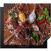 KitchenYeah© Protezione Piano Induzione Cucina Copri Fornelli Proteggi di | 60x52 cm - Cottura Antiscivolo Tappetino Spezie - Cucchiaio - Sale - Marrone - Cucina