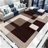 Lovewang Tappeto Moderno Geometria Marrone Scuro - Tappeto Soffice Camera da Letto Antiscivolo Lavabile - Zerbino Ingresso Decorazione Casa - Tappeto Soggiorno (120x170cm)