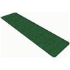 Comart - Tappeto Cucina Nancy - Antiscivolo - Lavabile in Lavatrice - Moderna Passatoia in Ciniglia - Runner per Corridoio e Cucina - Morbido e Resistente - Made in Italy - Verde Brillante - 50x270 cm