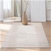 the carpet Santo Plus tappeto moderno - tappeto di alta qualità per soggiorno, camera da letto, color crema, tappeto boho in 240 x 340 cm in polipropilene