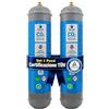 Swan - Bombole CO2 600g per Gasatore - Set Risparmio 2 Pezzi - E290 Alimentare M11x1 - Fino a 120L per Bombola - Compatibile Universale - Certificata TUV