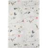 Kleine Wolke Tappeto da bagno Flores, colore: Multicolore, Materiale: 100% poliestere, dimensioni: 70 x 120 cm