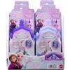 Mattel Disney Frozen - Castello di Ghiaccio a Sorpresa, Set Ispirato ai Film con Castello componibile, Mini Bambola Anna o Elsa e Due Accessori a Tema Inclusi, JNL62