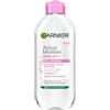 Garnier SkinActive Acqua Micellare Tutto in 1, Per Pelli Sensibili, 100% del Trucco Rimosso, Pelle Detersa e Idratata per 12H, Senza Residui e Senza Risciacquo, Con Micelle e Glicerina, 400 ml