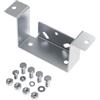 cartrend Supporto per Supporto di appoggio e Morsetto su rimorchio, Acciaio zincato 3 mm, con Materiale di Fissaggio, Robusto, Facile da Montare, 225 x 60 x 100 mm