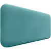 DHOME Testiera Imbottita Liscia Arrotondata in Velluto per Parete Acustica Testate Fonoassorbenti Testiera Letto Camera da Letto (Turchese, 105cm)