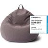 DS Produkte LUMALAND Comfort Line Pouf M, 120 L - comoda poltrona divano - ideale come pouf
