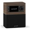sonoro Stream SO-4110-101-WB noce/nero DAB+ Radio Internet (WLAN, Bluetooth, USB, involucro resistente agli spruzzi d'acqua, telecomando impermeabile, modalità podcast)