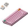 NuPhy Node 75 Tastiera meccanica wireless QWERTY US a profilo alto / Rosa chiaro / Blush Max