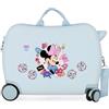 Disney Joumma Minnie Flowers Valigia per Bambini Blu 50x38x20 cm Rigido 2.05 kgs Chiusura a Combinazione Laterale ABS 2.05 kgs 34L Bagaglio a Mano