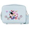 Disney Joumma Disney Minnie Flowers Trousse Adattabile Blu 29x21x15 cms Rígido ABS 9,1L 0,8 kgs