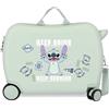 Disney Joumma Stitch Keep Going Valigia per Bambini Verde 50x38x20 cm Rigido 2.05 kgs Chiusura a Combinazione Laterale ABS 2.05 kgs 34L Bagaglio a Mano